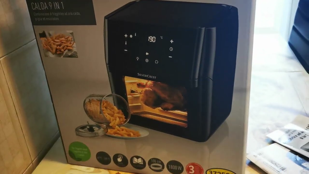 Hyvästi, aerogrill! Lidl:n uusi laite mahdollistaa ruoan valmistamisen yhdeksällä eri tavalla.