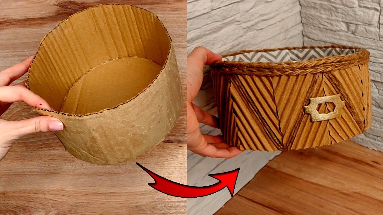 Tee pahvista kaunis leipäkori koristamaan pöytääsi.