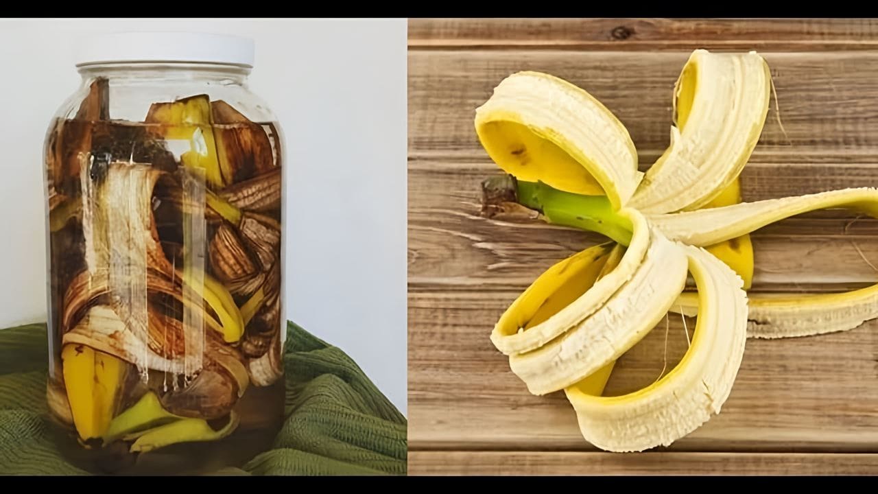 Banaaninkuoren ja etikan sekoittaminen: mihin se on hyödyllistä ja miksi sitä suositellaan.