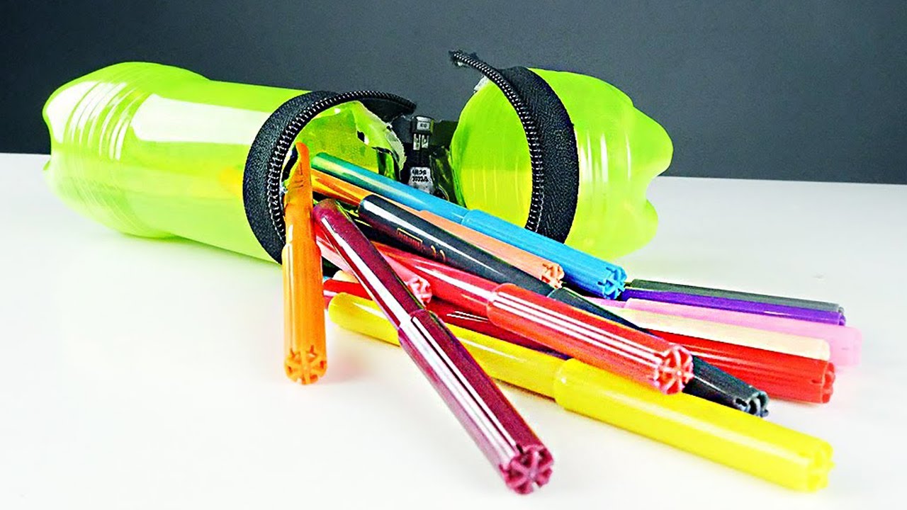 Jos sinulla on muovipulloja ja vetoketjuja, sinulla on aarre koulunkäyntiä varten: miksi ja mihin.