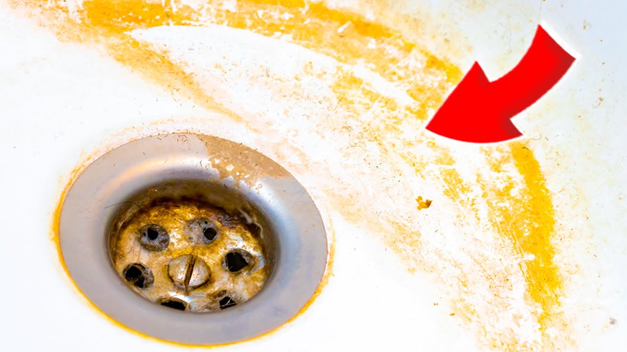Sano hyvästit pesualtaan keltaisille tahroille: tapa poistaa sitkeät kalkkikertymät ja palauttaa pesualtaan valkoinen väri vahingoittamatta hanoja.