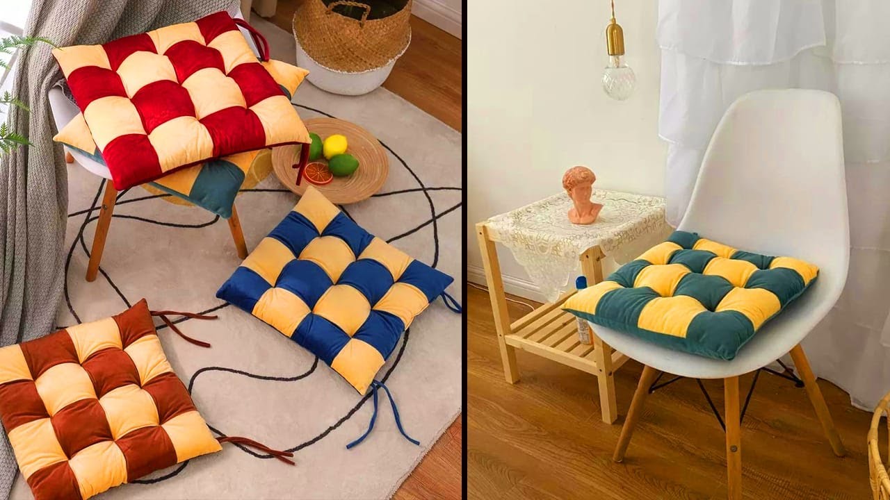 Ompelu kotona: kuinka ommella tuolien tyynyt