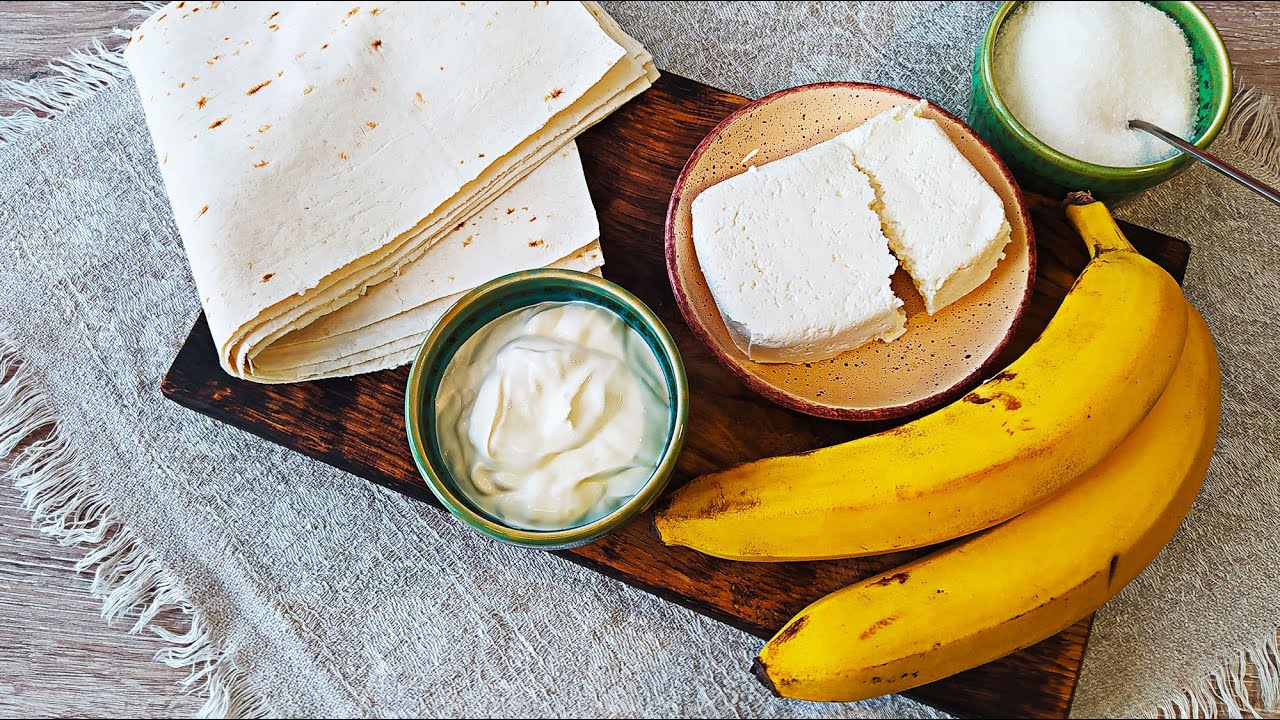 Juustoresepti: täytä kypsä banaani, jotta voit nauttia sen mausta.