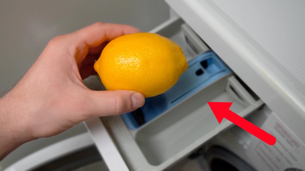 Sitruunamehun lisääminen pesukoneeseen: miksi se on tarpeen ja miksi sitä suositellaan.