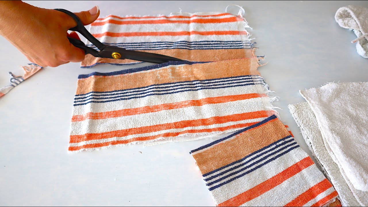 Jos sinulla on repeytynyt tai hyvin vanha keittiöpyyhe, sinulla on aarre: miten se voidaan kierrättää ja antaa sille uusi käyttö kotona?