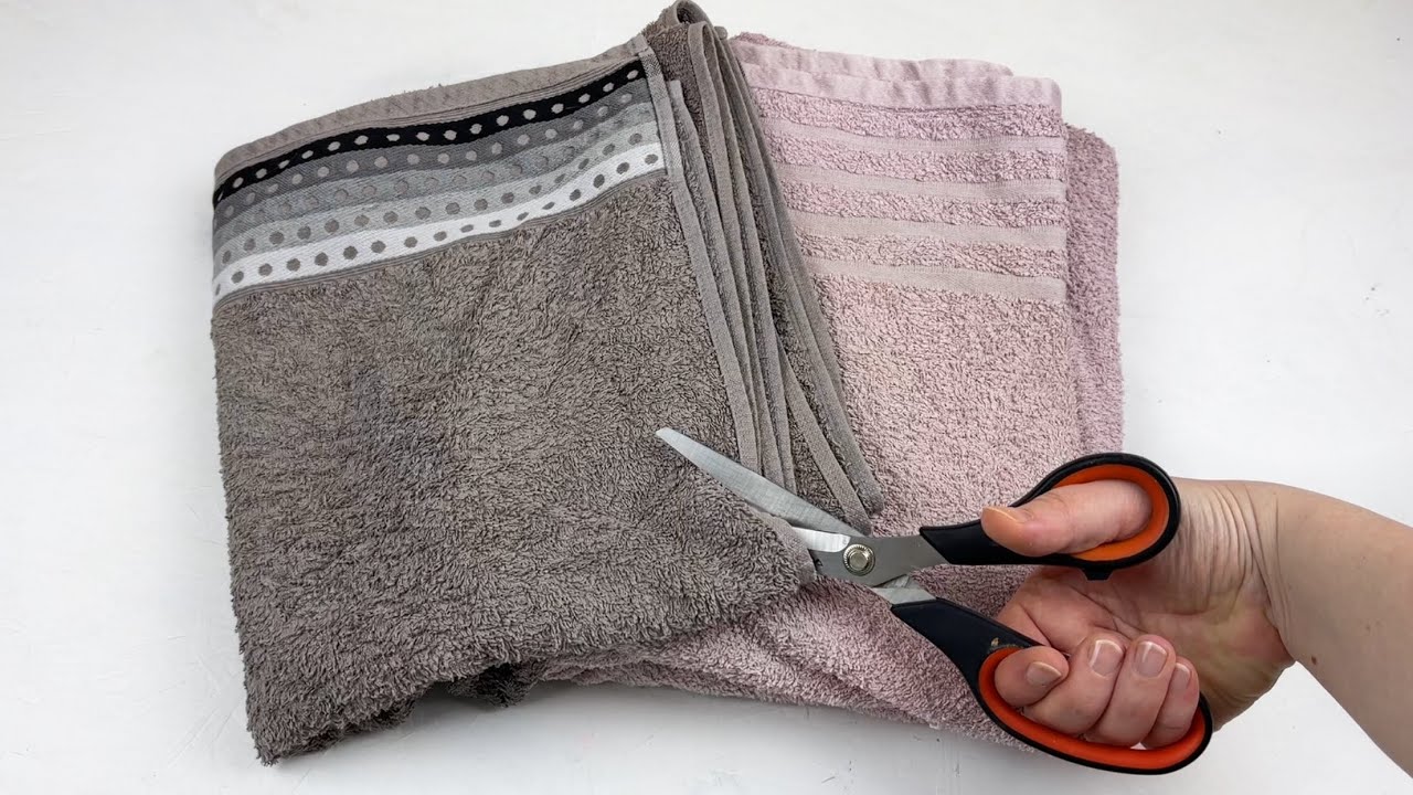 Jos sinulla on repeytynyt tai hyvin vanha pyyhe, tämä on todellinen löytö: miten sen voi kierrättää ja antaa sille uuden käyttötarkoituksen kotona?