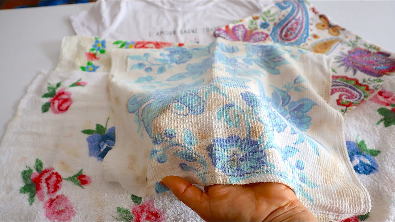 Keittiöpyyhkeiden puhdistaminen: paras tapa poistaa likatahrat.