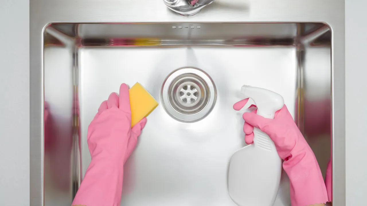 Yksinkertainen salaisuus ruostumattomasta teräksestä valmistetun pesualtaan puhdistamiseen: se näyttää kuin uudelta.